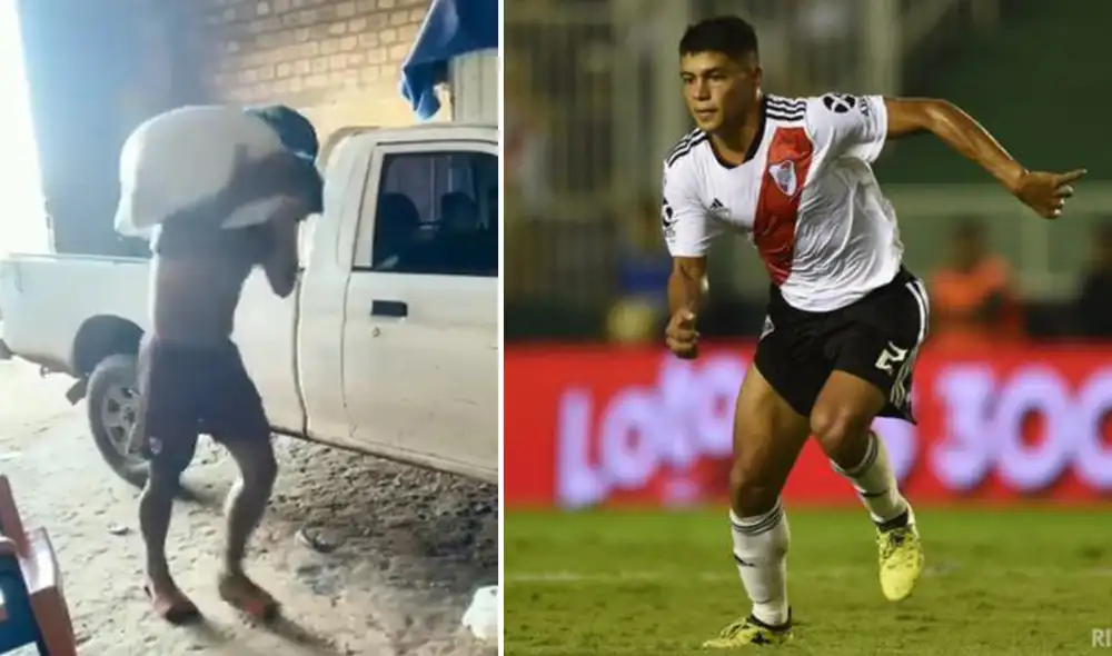 Rojas juega en el club de Núñez desde el 2019. Foto: composición TikTok/River Plate