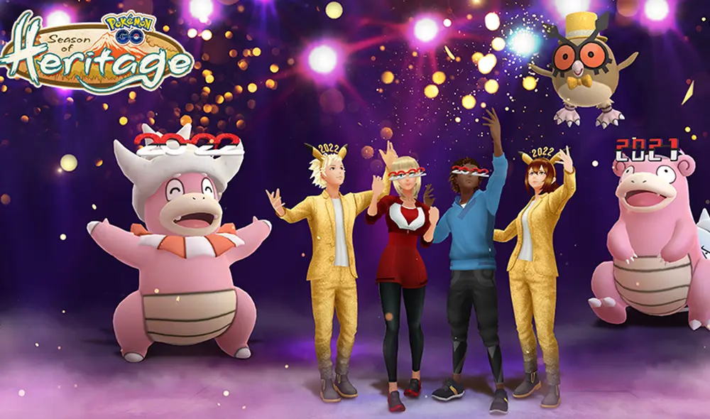 Hoothoot con gorrito de Año Nuevo será uno de los protagonistas del evento. Foto: Niantic