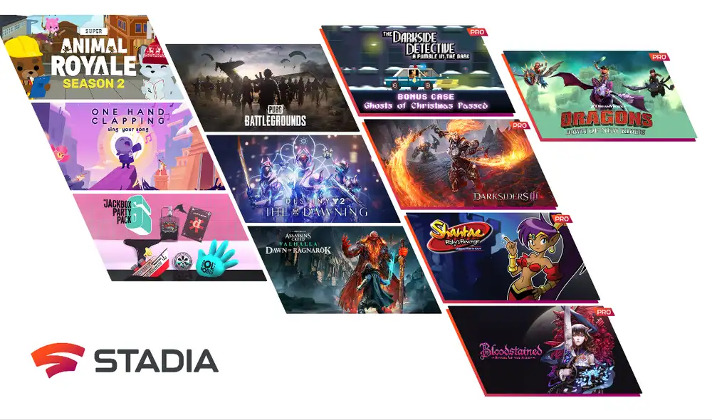 El servicio de Stadia Pro está disponible en televisores, computadoras y dispositivos móviles. Foto: Google Stadia