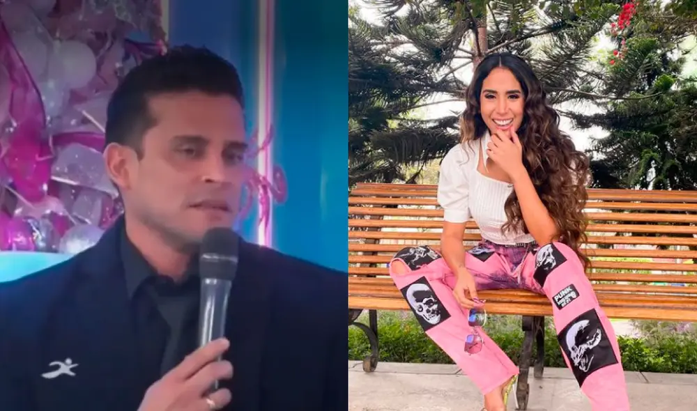Christian Domínguez indicó no saber nada sobre la relación laboral entre Melissa Paredes y América hoy. Foto: composición Melissa Paredes/Instagram, captura Willax TV. Christian Domínguez indicó no saber nada sobre la relación laboral entre Melissa Paredes y América hoy. Foto: composición Melissa Paredes/Instagram, captura Willax TV.