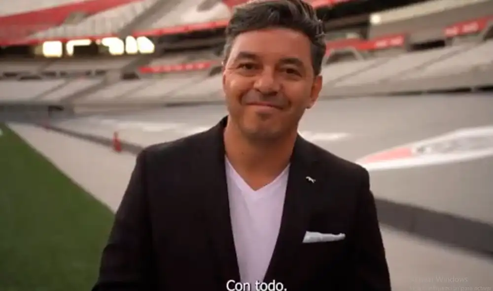 Marcelo Gallardo llegó a River Plate como DT en el año 2014. Foto: captura de River Plate Marcelo Gallardo llegó a River Plate como DT en el año 2014. Foto: captura de River Plate