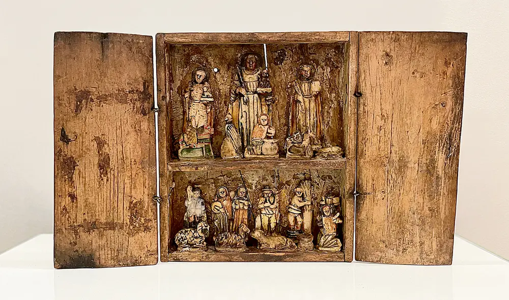 Original. Un antiquísimo cajón de San Marcos en sus primeras formas. La hermosa pieza data del siglo XIX. Foto: difusión Original. Un antiquísimo cajón de San Marcos en sus primeras formas. La hermosa pieza data del siglo XIX. Foto: difusión