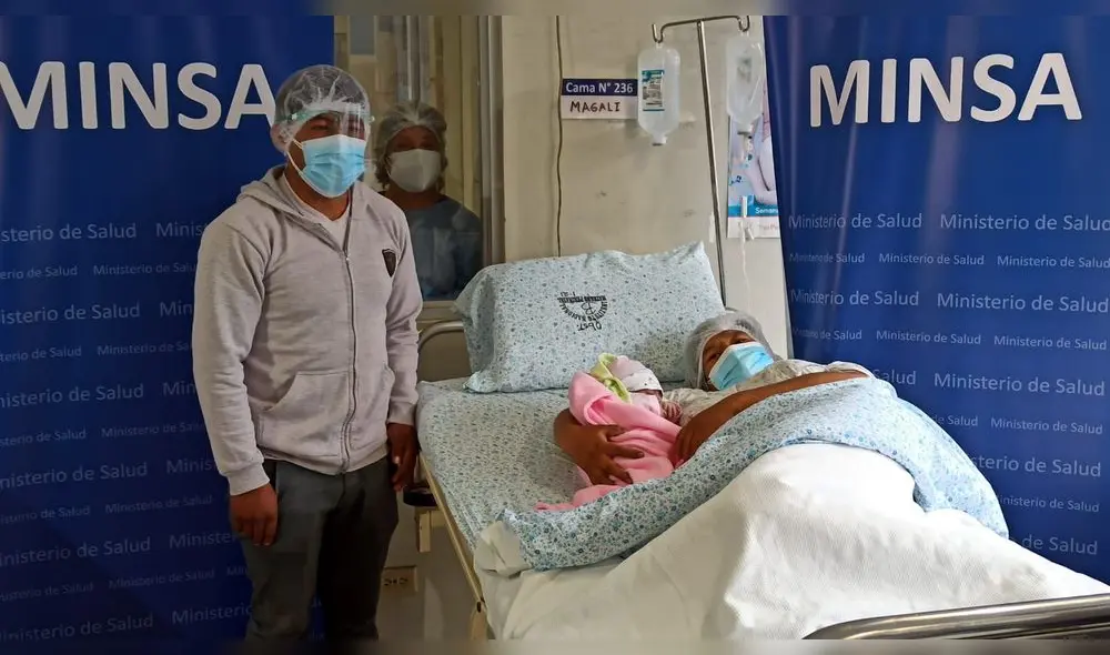 Ayla, la primera bebé en nacer después de Navidad. Foto: Giuliana Castillo / URPI - LR