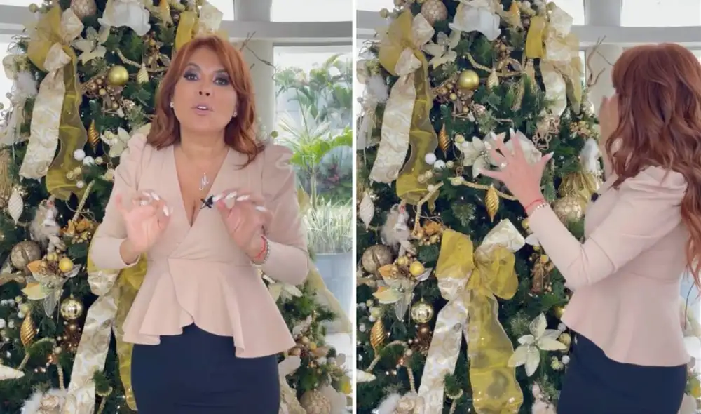 Magaly Medina cuenta cómo pasaba la Navidad con su familia durante su infancia. Foto: composición/ Instagram
