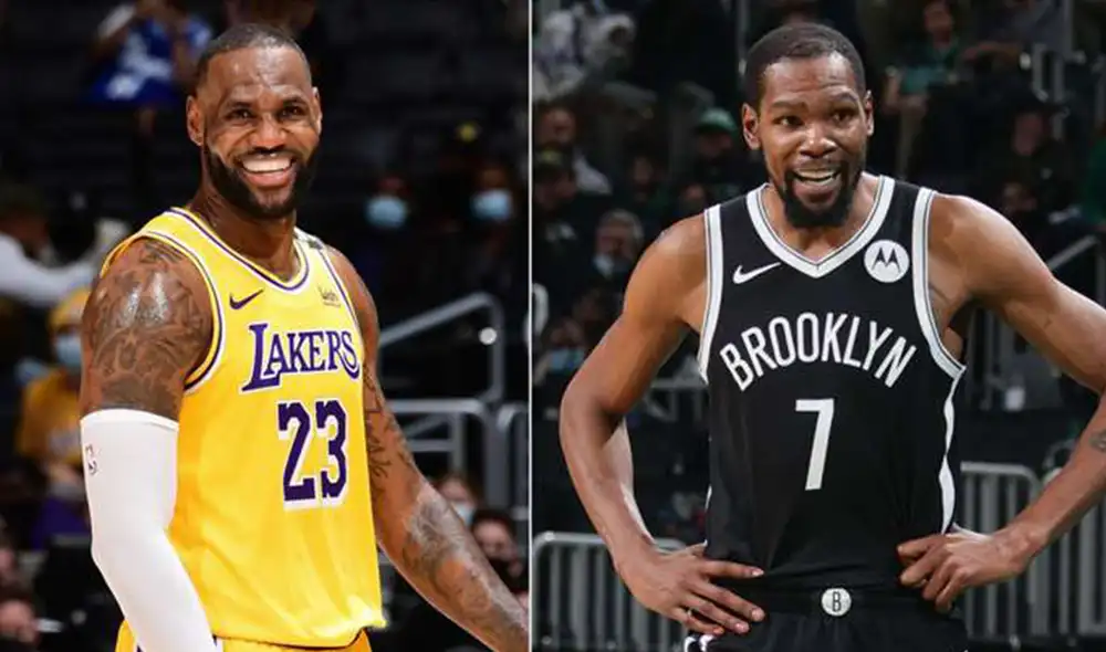 LeBron James y Kevin Durant fueron los capitanes del último NBA All Star. Foto: NBA