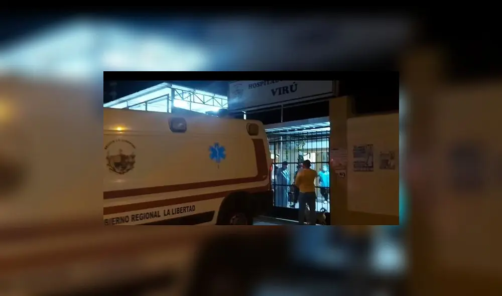 Heridos fueron trasladados al Hospital Provincial de Virú: Foto: captura Radio Ke Buena