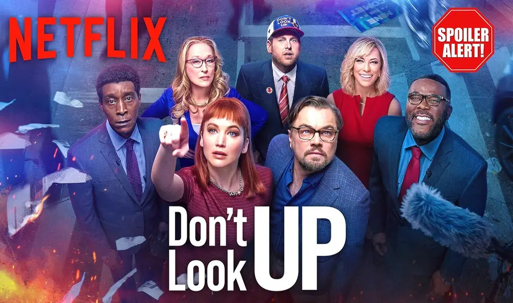 Don' look up podría estar nominada a algunas categorías importantes de los Oscar 2022. Foto: composición/Netflix