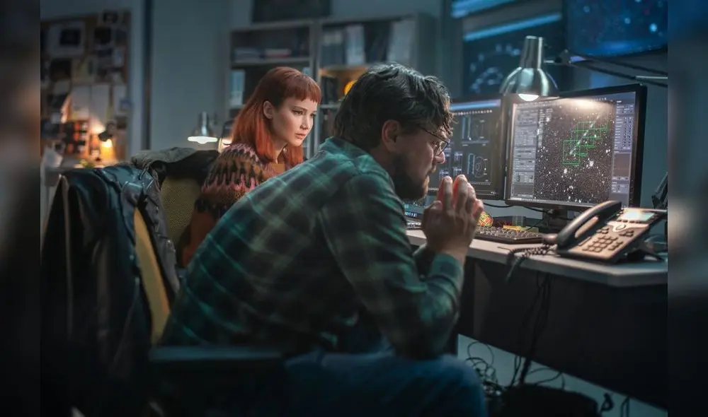 Don't look up se estrenó primero en los cines y ahora está en Netflix. Foto: Netflix