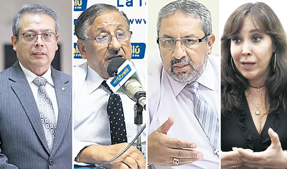 Postulantes al Poder Judicial y la Fiscalía fueron parte de agrupaciones políticas en el pasado con las cuales buscaron ocupar cargos públicos. Foto: composición LR Postulantes al Poder Judicial y la Fiscalía fueron parte de agrupaciones políticas en el pasado con las cuales buscaron ocupar cargos públicos. Foto: composición LR