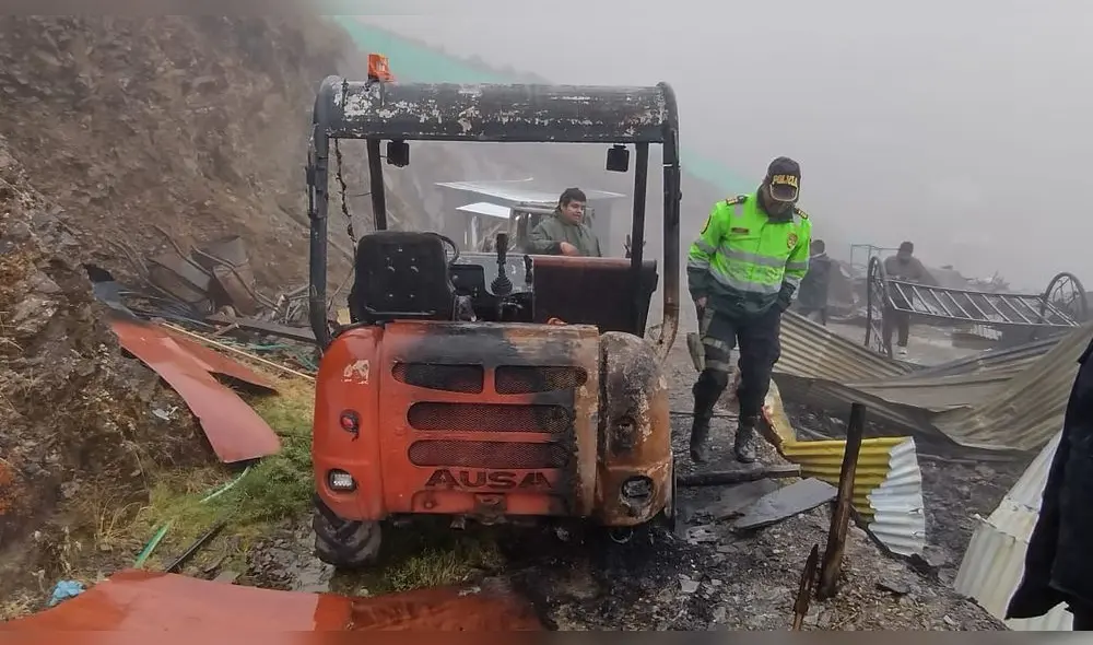 Bloqueo en minera. Bloqueo en minera.