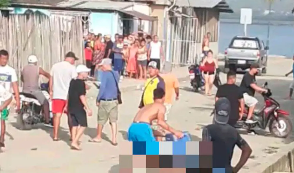violento hecho fue grabado en Ecuador. Foto: captura de video de @NotiViralesEc / Twitter