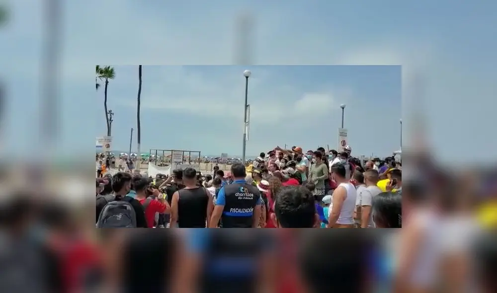 Ciudadanía no respeta medidas sanitaras para ingresar a playas. Foto: URPI - LR Ciudadanía no respeta medidas sanitaras para ingresar a playas. Foto: URPI - LR