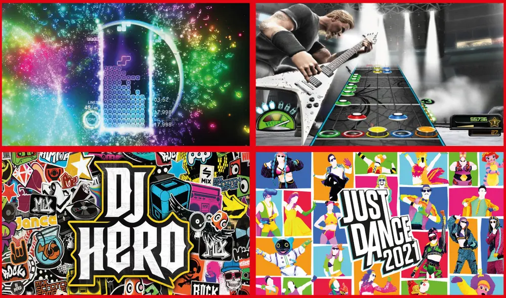 Los juegos musicales que revolucionaron toda una era gamer. Foto: composición LR/ Ubisoft-Nintendo