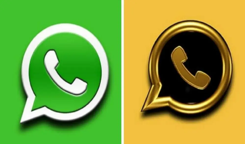 Averigua AQUÍ cómo hacer que tu WhatsApp goce del estilo festivo de fin de año con su ícono en dorado. Foto: composición Google