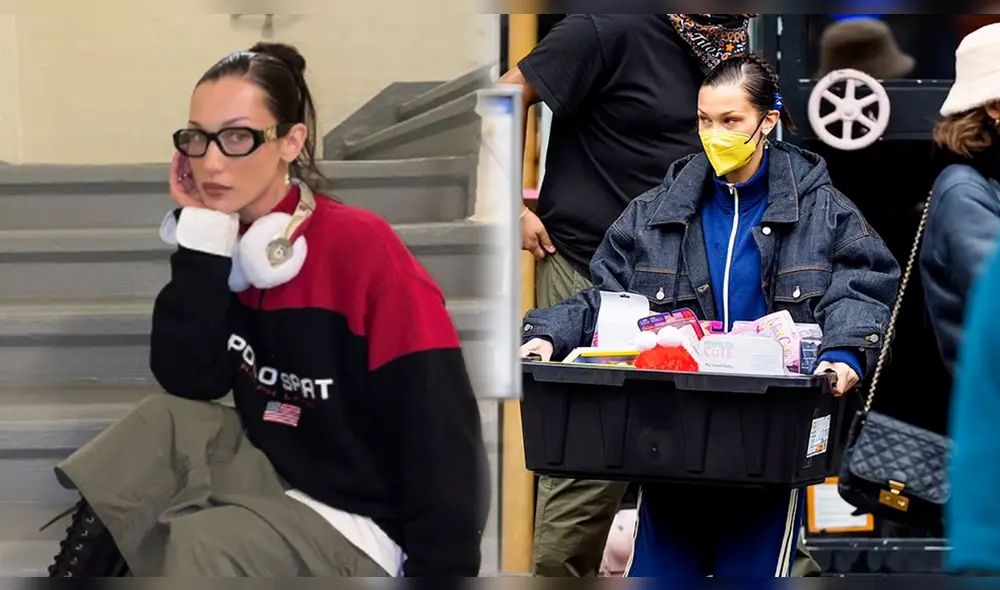 La modelo Bella Hadid se abasteció con una gran cantidad de juguetes para donar a infantes de las calles. Foto: composición/Bella Hadid/Instagram
