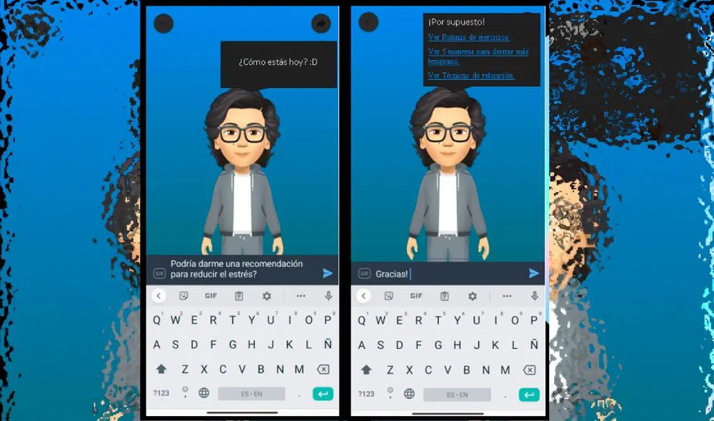 El prototipo Myself utiliza avatares para que puedan interactuar con los usuarios. Foto: Tecsup