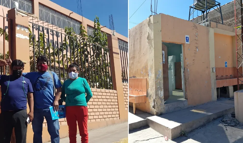 Padres de familia del colegio señalaron que llamaron al alcalde de Miraflores, pero no les contesta. Foto: URPI/ Alexis Choque-Composición Padres de familia del colegio señalaron que llamaron al alcalde de Miraflores, pero no les contesta. Foto: URPI/ Alexis Choque-Composición