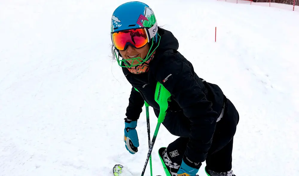 La esquiadora peruana competirá en su segunda cita olímpica. Foto: Comité Olímpico Perú
