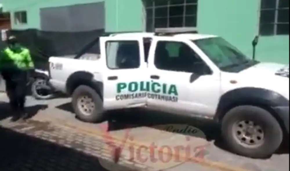 Sujeto permanece detenido en la comisaría de Cotahuasi. Foto: Referencial/Radio Victoria
