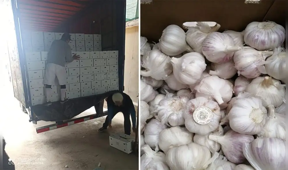 Es el primer container de dos que serán entregados, según el contrato. Foto: Elmer Pinto Es el primer container de dos que serán entregados, según el contrato. Foto: Elmer Pinto