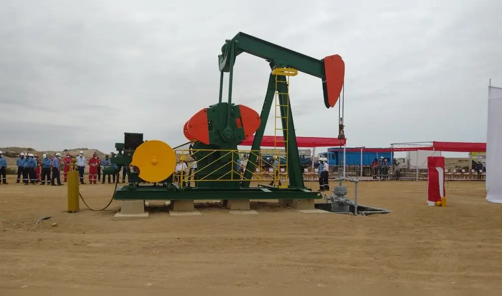 En este lote se produce 540 barriles por día. Foto: La República En este lote se produce 540 barriles por día. Foto: La República