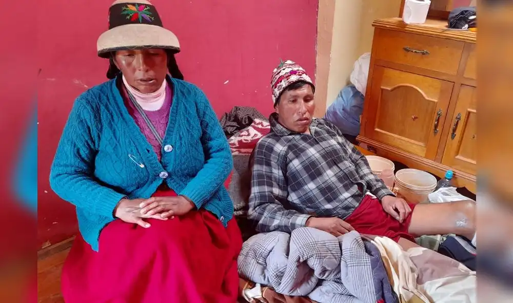 Eduardo Huamaní se encuentra postrado debido a que aun no supera las graves lesiones del accidente de tránsito. Foto: La República