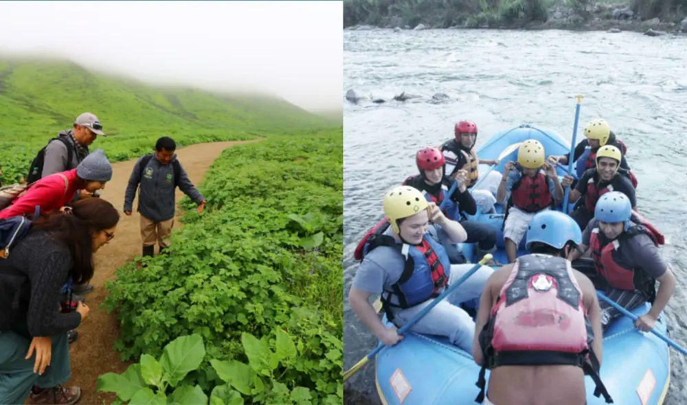 Tanto las Lomas de Asia como Lunahuaná son dos de los destinos más elegidos por los viajeros residentes en Lima. Foto: composición LR/Franz Krajnik/La República.