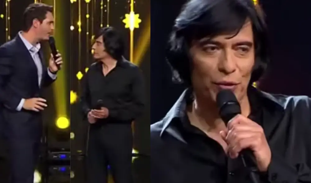 Ricardo Pluas, imitador de Sandro se fue de la competencia. Foto: La voz/captura.