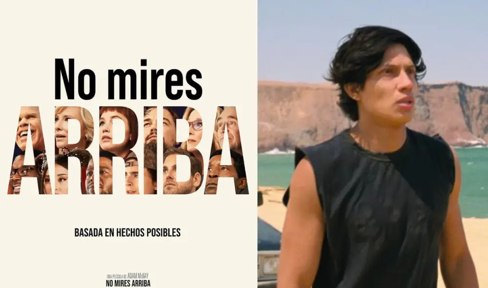 El actor peruano, André Silva, contó cómo fue su participación en No mires arriba. Foto: composición/Netflix/Twitter