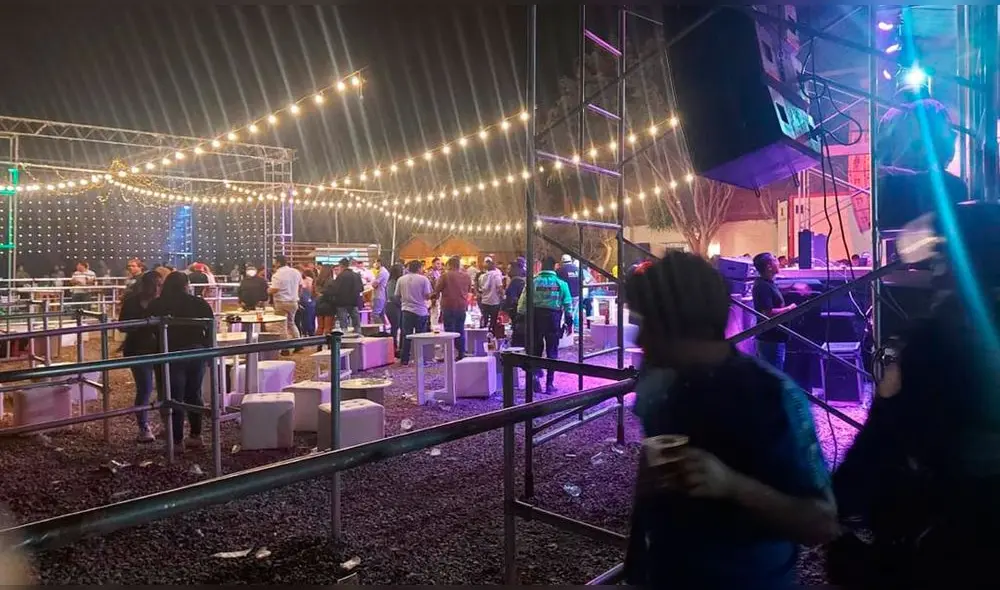 Autoridades lamentaron incumplimiento de medidas sanitarias en local de diversiones. Foto: Municipalidad de Chiclayo Autoridades lamentaron incumplimiento de medidas sanitarias en local de diversiones. Foto: Municipalidad de Chiclayo