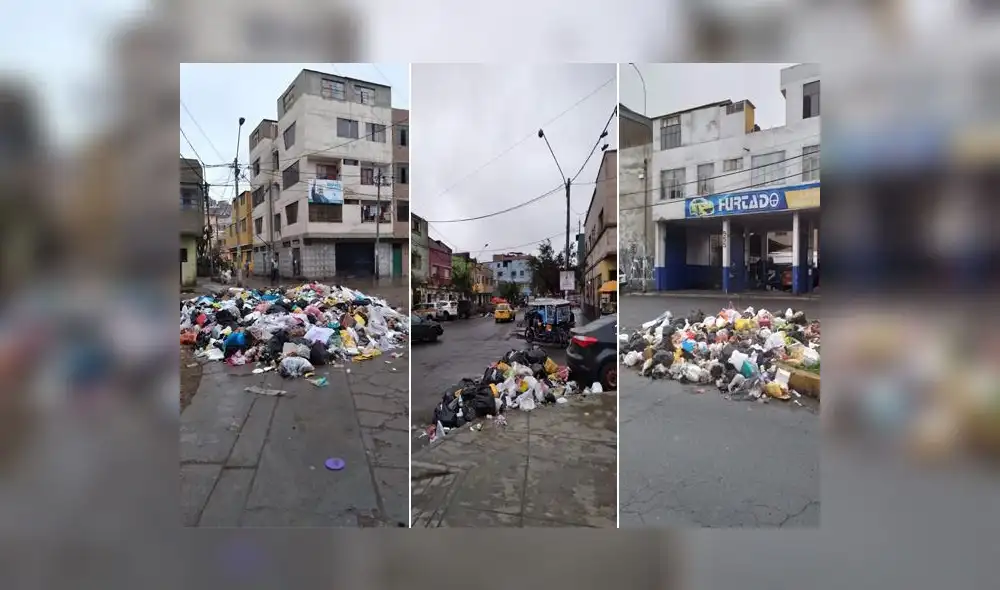 El hecho ocurre en el cruce de las calles Los Quechuas con Nauta, en La Victoria. Foto: WhatsApp/La República