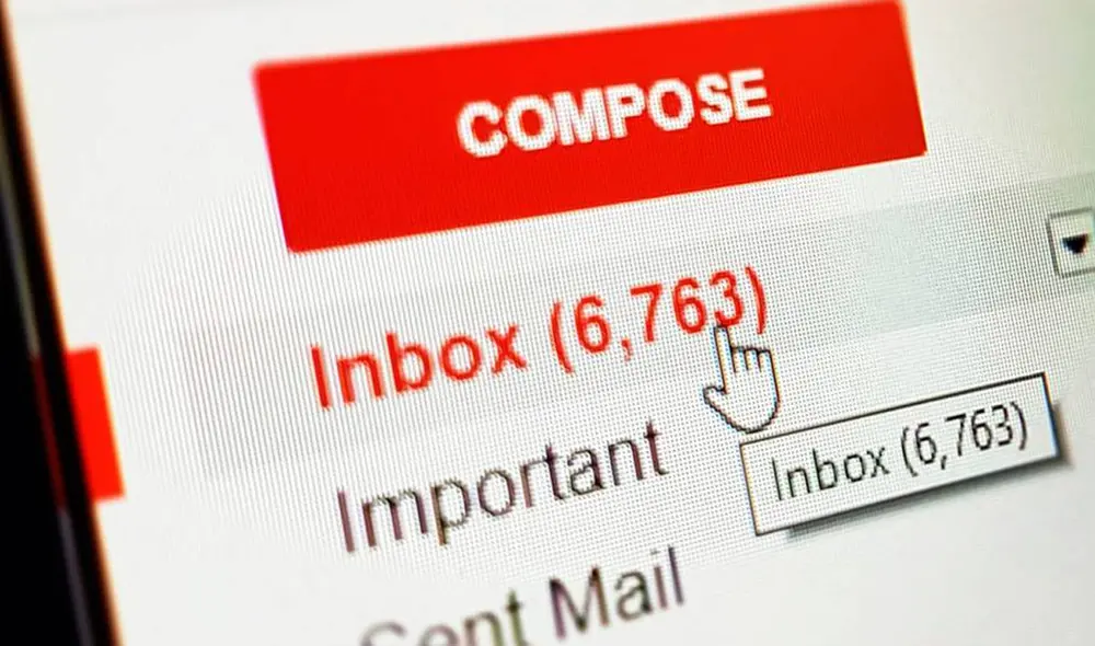 Si te quedas sin espacio, no podrás recibir nuevos correos de Gmail. Foto: Smart Life