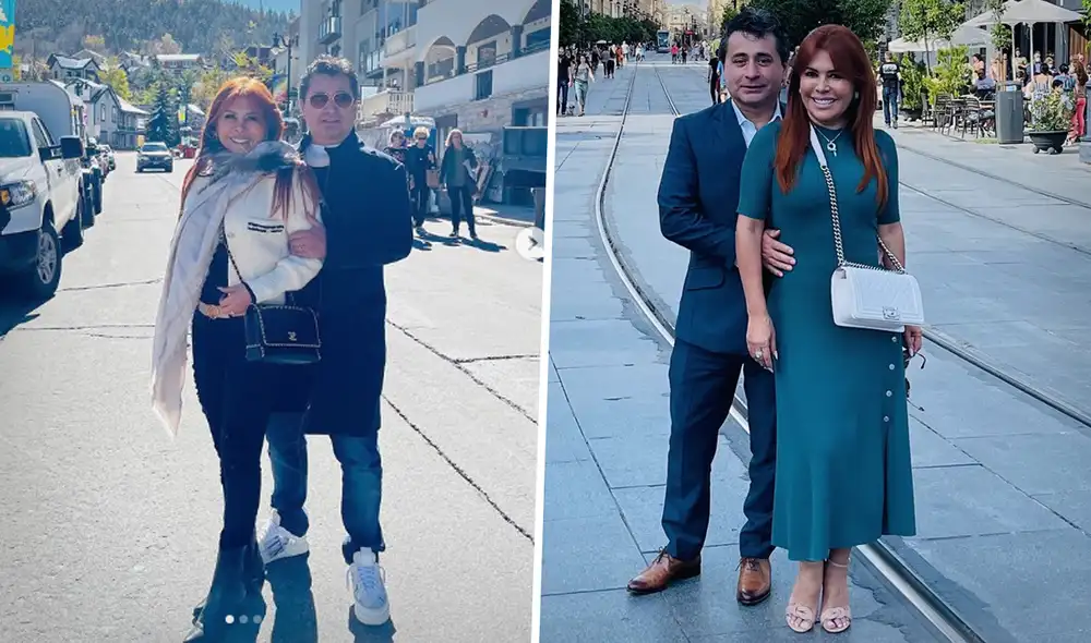 Magaly Medina y Alfredo Zambrano pasarán recibirán el Año Nuevo fuera del Perú. Foto: Instagram/Magaly Medina
