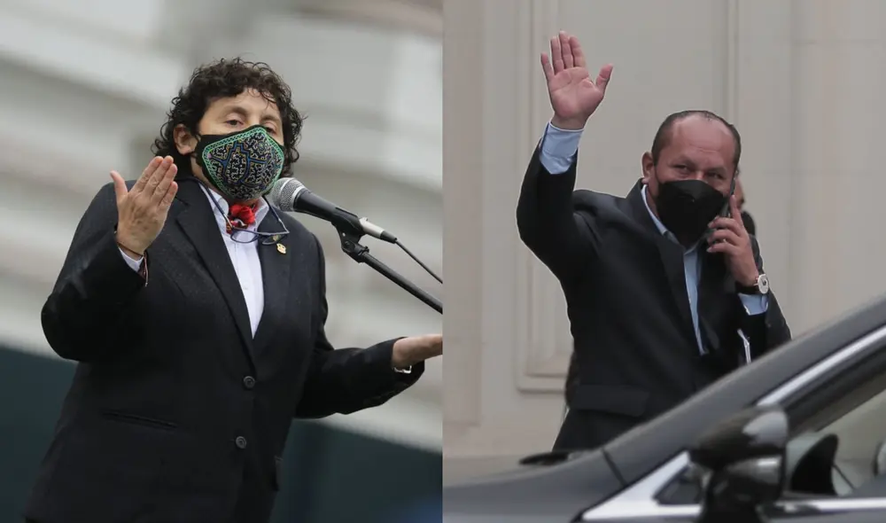 Susel Paredes cuestiona la gestión de Juan Silva frente al Ministerio de Transportes y Comunicaciones. Foto: composición/La República