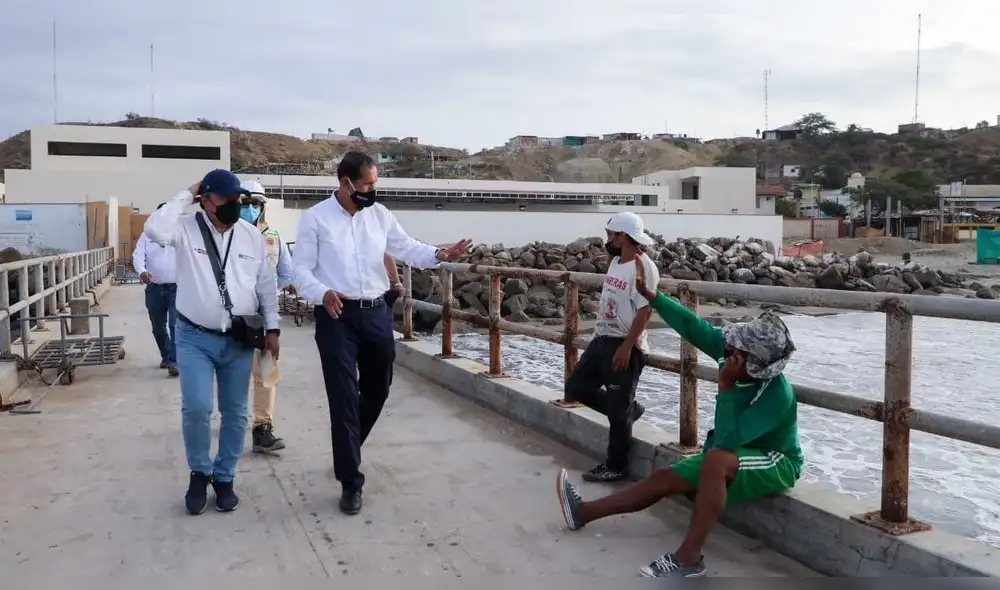 Ministro inspecionó caletas de Piura. Foto: Produce Ministro inspecionó caletas de Piura. Foto: Produce