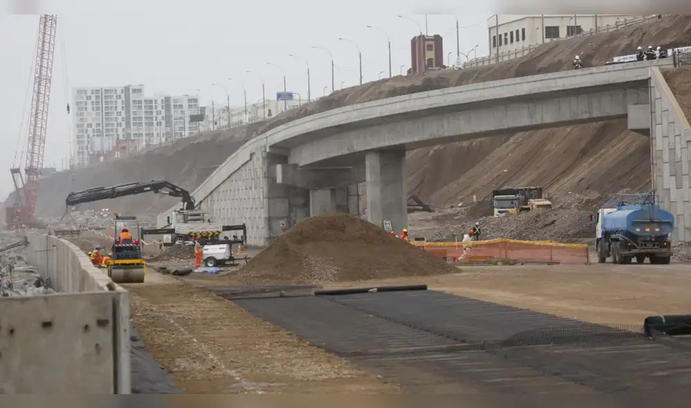 En la actualidad, la obra de 5,8 kilómetros se encuentra paralizada y presenta un avance físico al 82%. Foto: La República En la actualidad, la obra de 5,8 kilómetros se encuentra paralizada y presenta un avance físico al 82%. Foto: La República