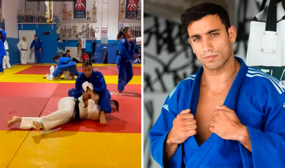 Alejandra Baigorria compartió imágenes de su pareja, Said Palao, entrenando. Foto: Instagram