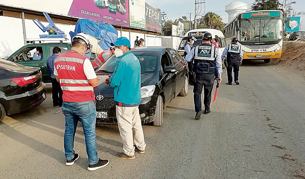 Adiós a la fiscalización. La Sutran es una entidad fiscalizadora, pero ahora empadronará a colectivos. El ministro Juan Silva ya había prometido "cambios". Foto: difusión