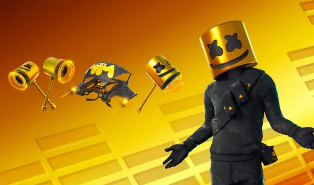 Además del nuevo skin, el pack de Marshmello incluye otras sorpresas. Foto: Epic Games