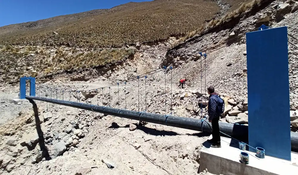 Con la obra pretendía beneficiar a agricultores, pero no se concluye. Foto: Contraloría