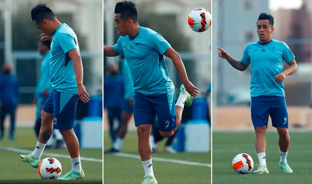 Christian Cueva llegó al Al Fateh luego de dejar el fútbol turno. Foto: captura Al Fateh