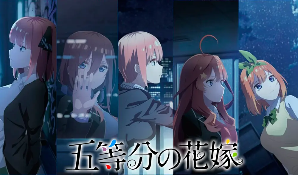 Conoce más detalles acerca de la película de Go-toubun no Hanayome. Foto: Funimation Conoce más detalles acerca de la película de Go-toubun no Hanayome. Foto: Funimation
