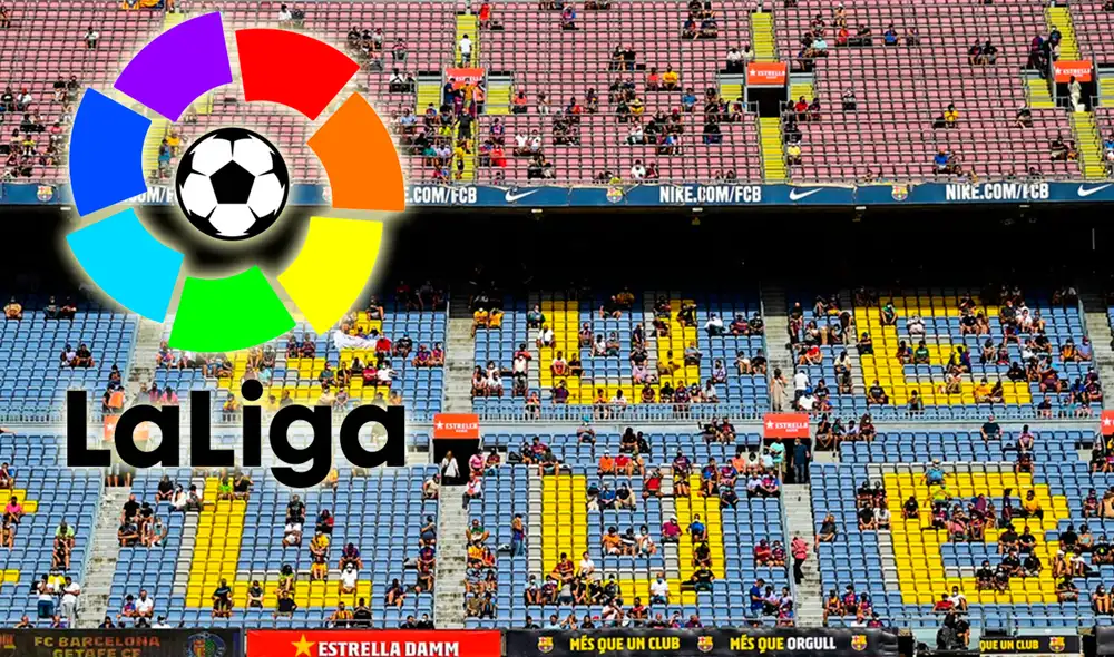 LaLiga reduce sus aforos en los estadios tras propagación del COVID-19. Foto: AFP/composición