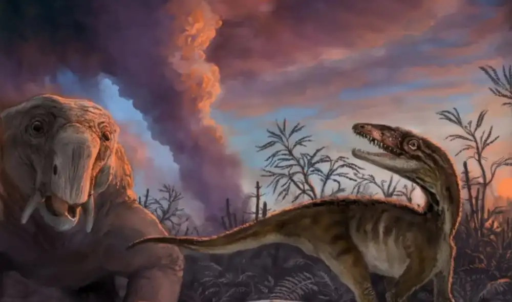 Una nube de cenizas originada por los incendios forestales tras el impacto habría impedido el paso del Sol durante dos años. Foto: Victor Leshyk