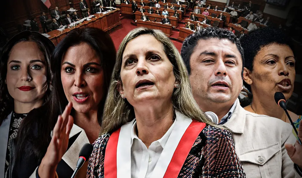 La nueva composición del Legislativo no estuvo ajena a las discusiones parlamentarias. Foto: composición Fabrizio Oviedo