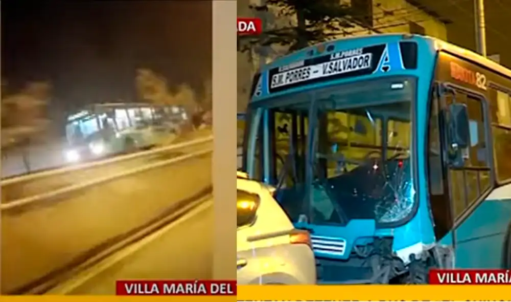 La familia de la agraviada señala que previamente tuvieron problemas con el chofer del bus. Foto: captura de Panamericana TV