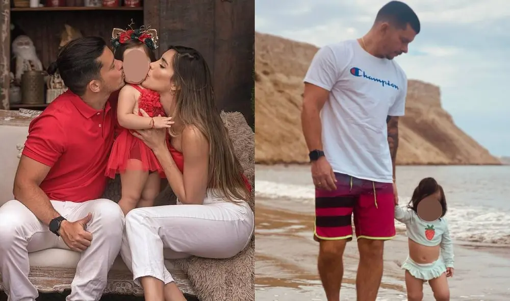 Mario Hart y Korina Rivadeneira disfrutan los días junto a su pequeña hija. Foto: composición/ Instagram