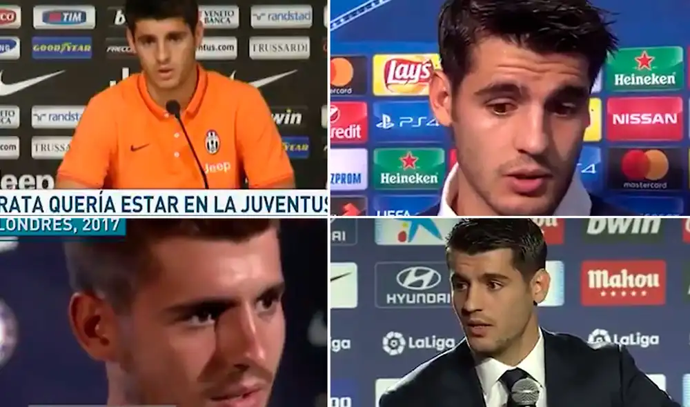 Álvaro Morata ha pasado por grandes clubes como Juventus, Atlético de Madrid, Chelsea y Real Madrid. Foto: captura/Twitter