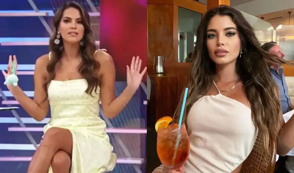 Valeria Piazza expresa su admiración por Flavia Laos en América espectáculos. Foto: composición/ captura de América TV/ Instagram Valeria Piazza expresa su admiración por Flavia Laos en América espectáculos. Foto: composición/ captura de América TV/ Instagram