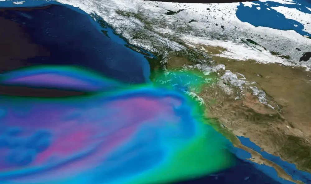 Los lagos atmosféricos se han observado que nacen en el Océano Índico occidental y avanzan hacia la costa oriental de África. Foto: imagen referencial / NOAA